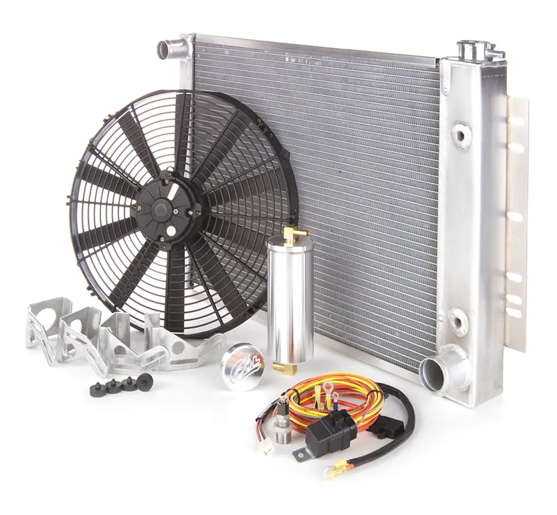 Be Cool Factory-Fit Radiator Module – Polished Finish, Ls1 Corvette (1954–1960) – 81233 1