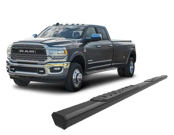 Black Horse Off Road E0685 Epic Series Running Boards – Textured Black, Heavy-Duty Steel Construction 1
