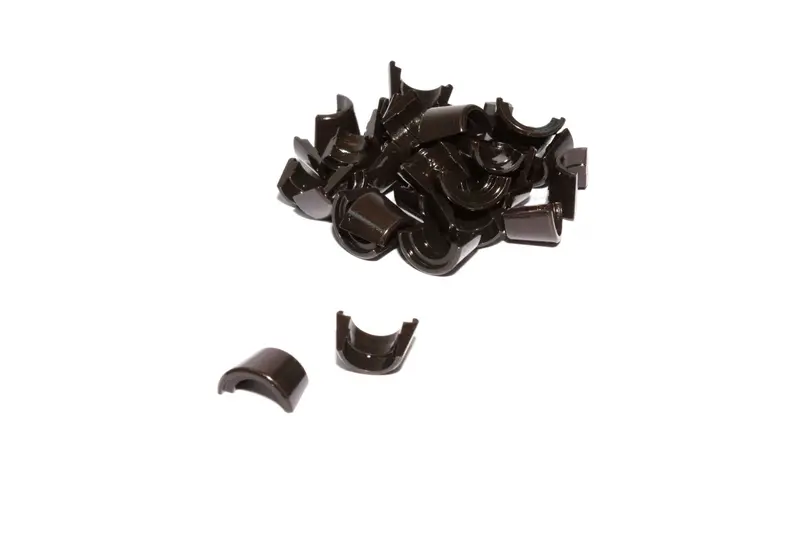 Comp Cams 630-16 Set Of 16 Single-Groove Valve Locks – 10° Angle, 11/32" Diameter, Lash Cap Recess 1