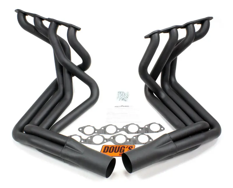 Dougs Headers D381-B Bbc Side Mount Headers - Black - 63-82 Vette 1