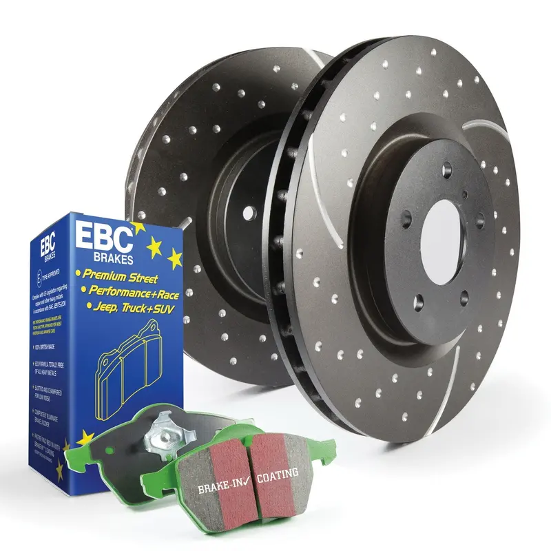 Ebc S10 Brake Kit – Greenstuff 2000 Pads + Gd Rotors For Enhanced Stopping Power 1