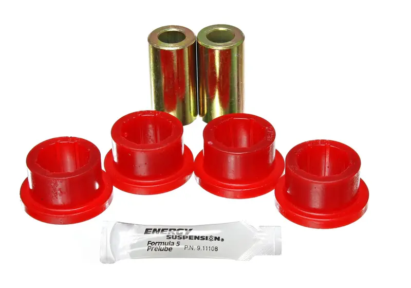 Energy Suspension 8.7105R Rear Track Bar Bushings – Red Polyurethane, Off-Road Durability 1