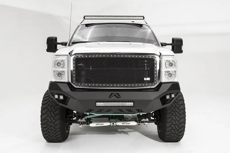 Fab Fours Vengeance Front Bumper – Uncoated, Paintable, Pre-Runner Guard – Fs11-V2552-B 1