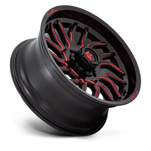 Fuel D808 Forged Alloy Wheel – 20X9", 6X135 Bolt Pattern, Gloss Black With Machined Face 1