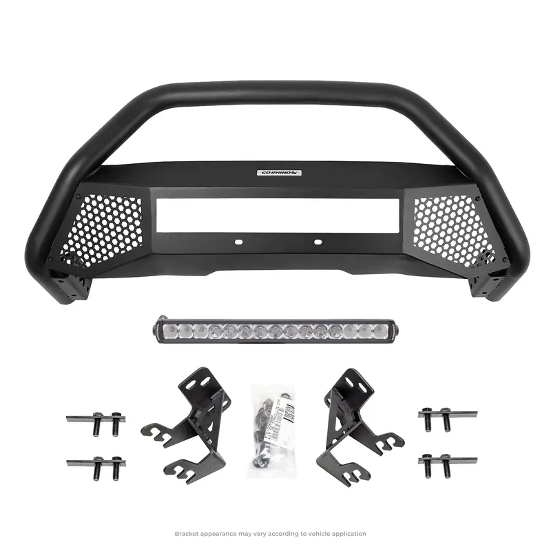 Go Rhino Front Bumper Protection System – Modern Style With Integrated Light Mounts 1