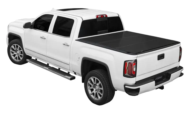 Lomax Folding Hard Tonneau Cover – Aluminum Panel Design With Secure Latching System 1