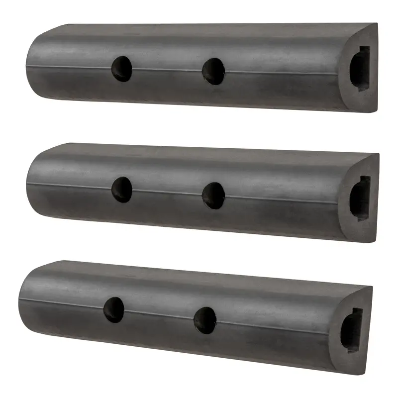 Luverne 2090615-3 Universal 10-Inch Rubber Bumper Guard Strips – Pack Of Three, Flexible & Durable 1