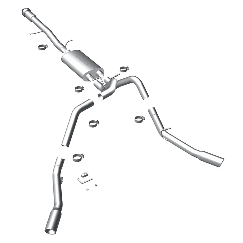 Magnaflow 15574 Street Series Cat-Back Exhaust System – Full Stainless Steel, Bolt-On Fitment 1