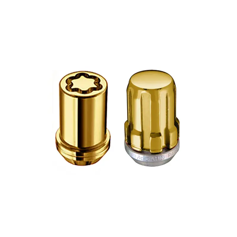 Mcgard 65457Gdc Gold Tuner-Style Wheel Lock Kit – Cone Seat Design, Clamshell Packaging 1