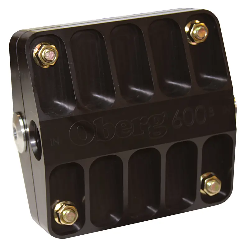 Oberg 6-Inch Billet Air Filter With 60-Micron Black Screen 1