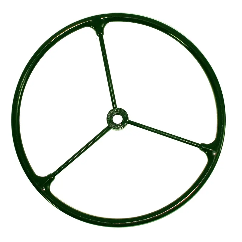 Omix-Ada 18031.03 Three-Spoke Green Steering Wheel – Classic Jeep Style 1