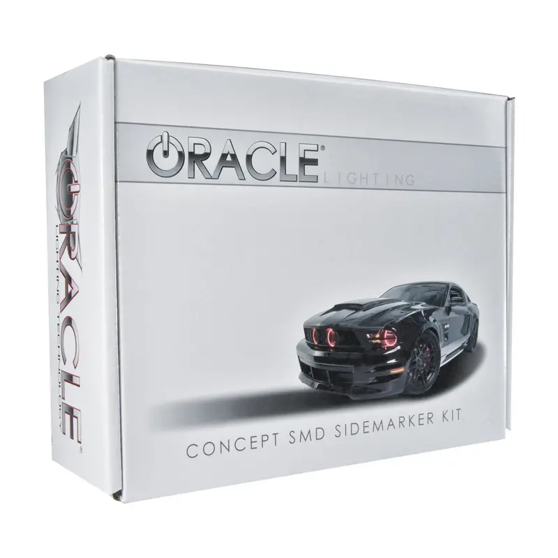 Oracle Lighting 9700-Fl-T Tinted Sidemarker Set – Toreador Red Metallic Finish 1