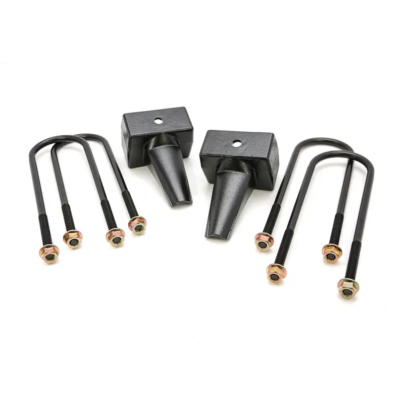 Rugged Off-Road 5-5003 Rear Lift Block Kit – 4-Inch Tapered Design For 1999–2010 Ford Super Duty 1