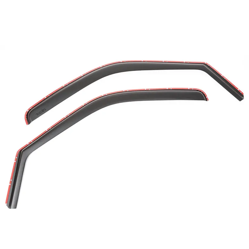 Rugged Ridge Front Window Visors – Channel-Mounted, Matte Black, 2-Piece Set 1