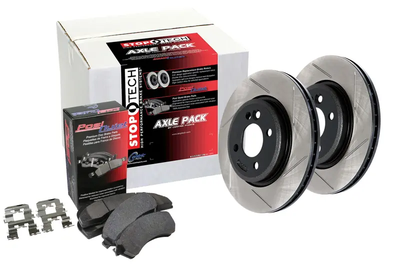 Stoptech Street Axle Pack – Rear Slotted Brake Kit (Part 937.46506) 1