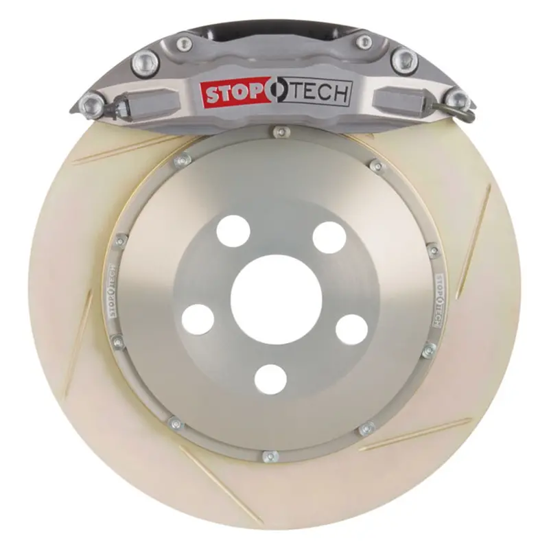 Stoptech Trophy Sport Front Big Brake Kit – Two-Piece Slotted Rotors (Model 83.112.4600.R3) 1