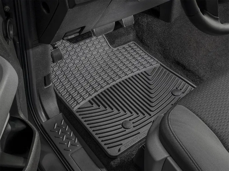 Weathertech W377 All-Weather Floor Mats – Black, Front-Cab Protection For Select Vehicles 1